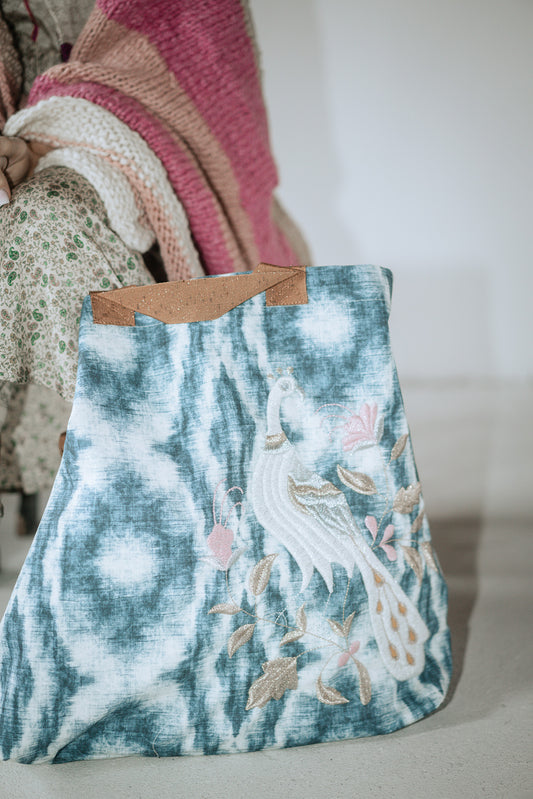 A tye die wax Prayers bag