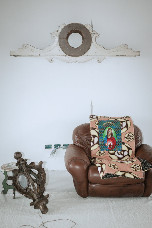 Pop Christ Blanket with wax